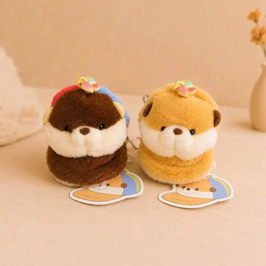 [BUNJANG] Ratco Otter Hat Pouch Keyring / 랏코상 바람개비 모자 파우치 키링 수달 해달 키링