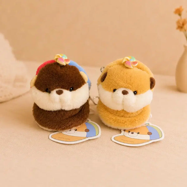 [BUNJANG] Ratco Otter Hat Pouch Keyring / 랏코상 바람개비 모자 파우치 키링 수달 해달 키링