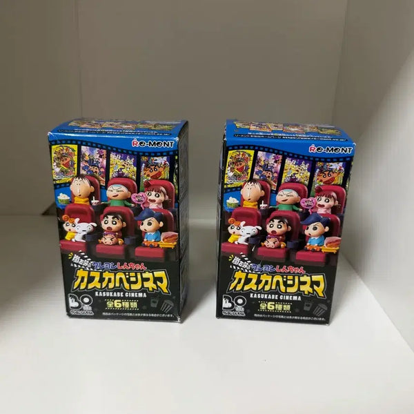 [BUNJANG] Crayon Shin-chan Cinema Series Misae & Yumi Figure Set / 짱구 리멘트 영화관 피규어 맹구 유리 2종 일괄