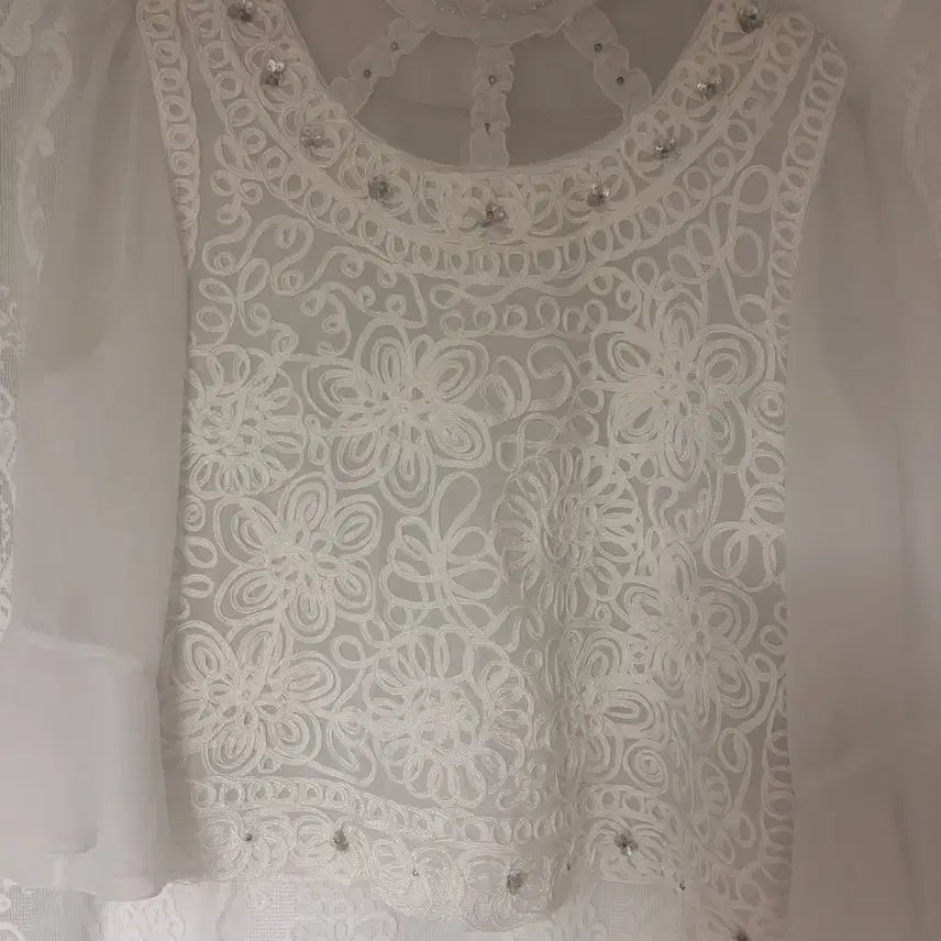 [BUNJANG] Dalcheon White Blouse / 달천깔 화이트 블라우스 히메 / 공겜 여주 / 달천