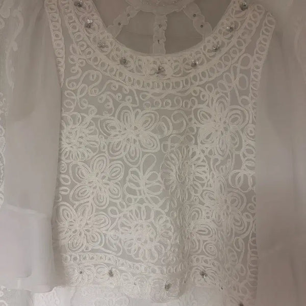 [BUNJANG] Dalcheon White Blouse / 달천깔 화이트 블라우스 히메 / 공겜 여주 / 달천