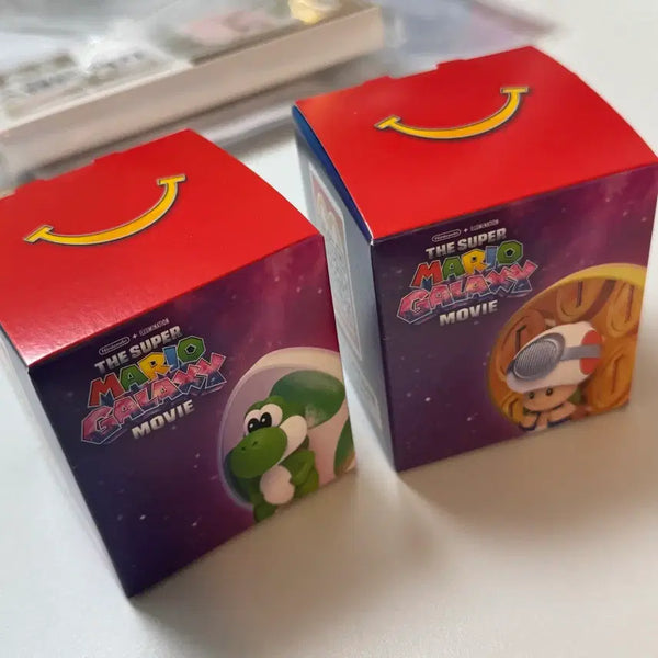 [BUNJANG] McDonald's Happy Meal Super Mario Galaxy Yoshi/Toad Bundle Set (Sealed) / 맥도날드 해피밀 슈퍼 마리오 갤럭시 (요시/키노피오 일괄)