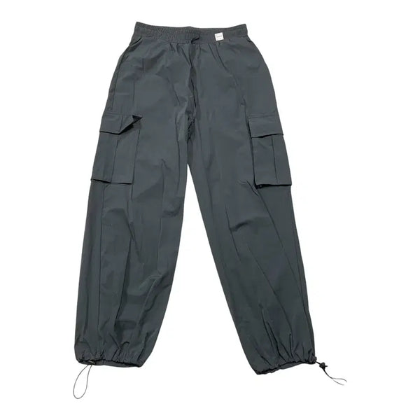 [BUNJANG] Vintage Charcoal Grey String Nylon Cargo Pants / (만원 빈티지) 빈티지 차콜 그레이 스트링 나일론 카고 팬츠
