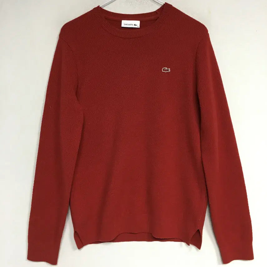 [BUNJANG] Lacoste Basic Women's Round Neck Wool Knit / 라코스테 베이직 여성 라운드 울 니트 36