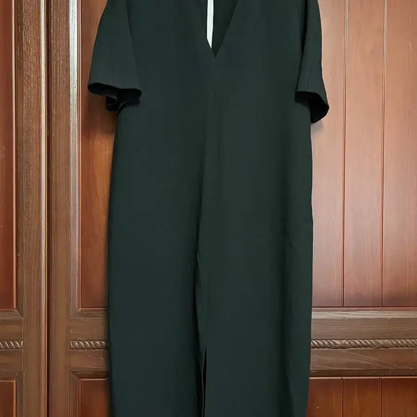 [BUNJANG] Josep V-Neck Front Slit Dress / 조셉 원피스