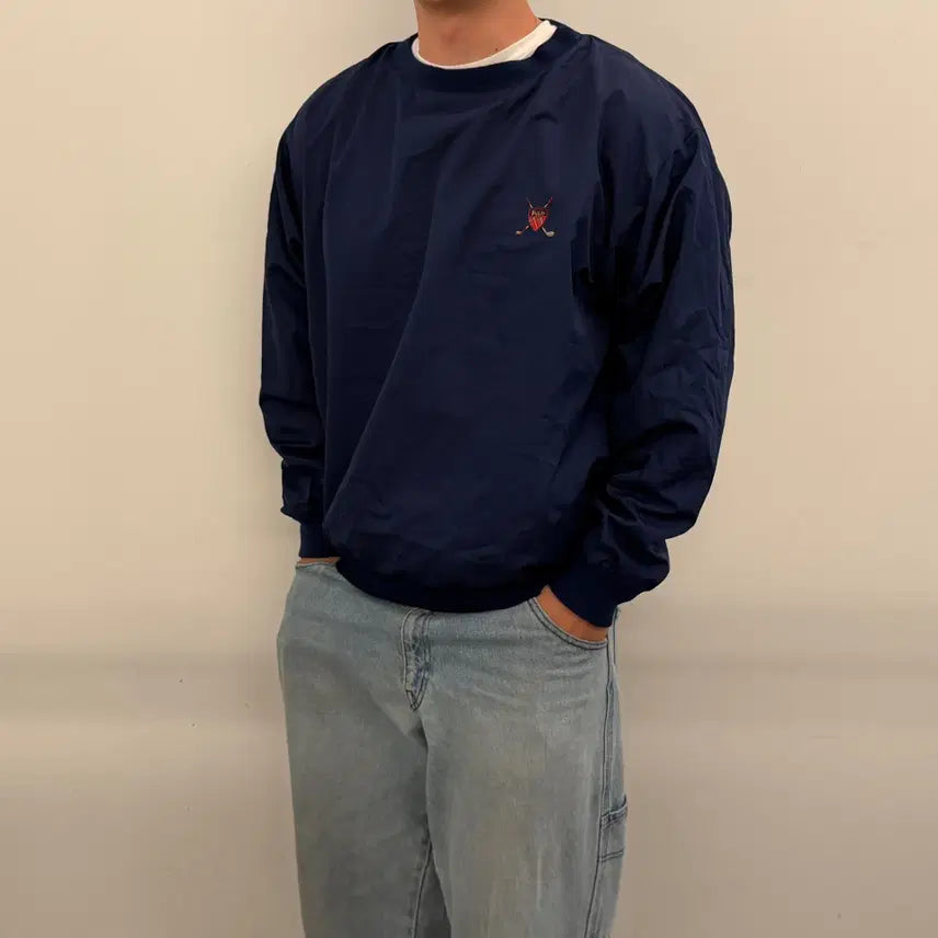 [BUNJANG] Polo Ralph Lauren Golf Shield Logo Warm-up Jacket M / 폴로랄프로렌 골프 쉴드로고 웜업