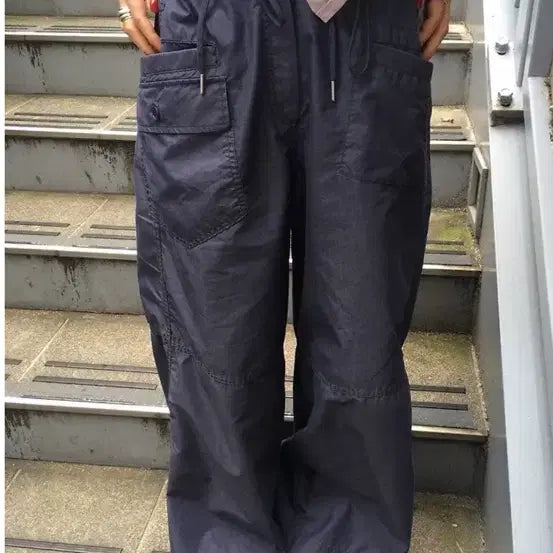 [BUNJANG] Breed Cold Cargo Pants Navy / 도매택 브리드 콜드 카고팬츠 네이비