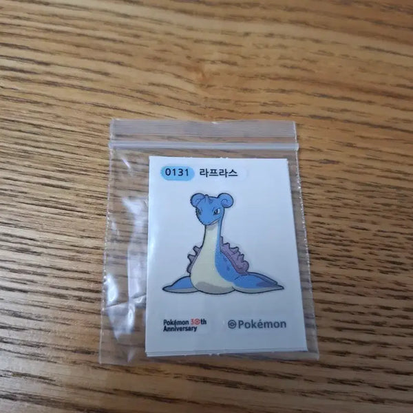 [BUNJANG] Pokemon 30th Anniversary Lapras Sticker / 포켓몬스터 0131 라프라스 스티커 30주년 기념 띠부씰