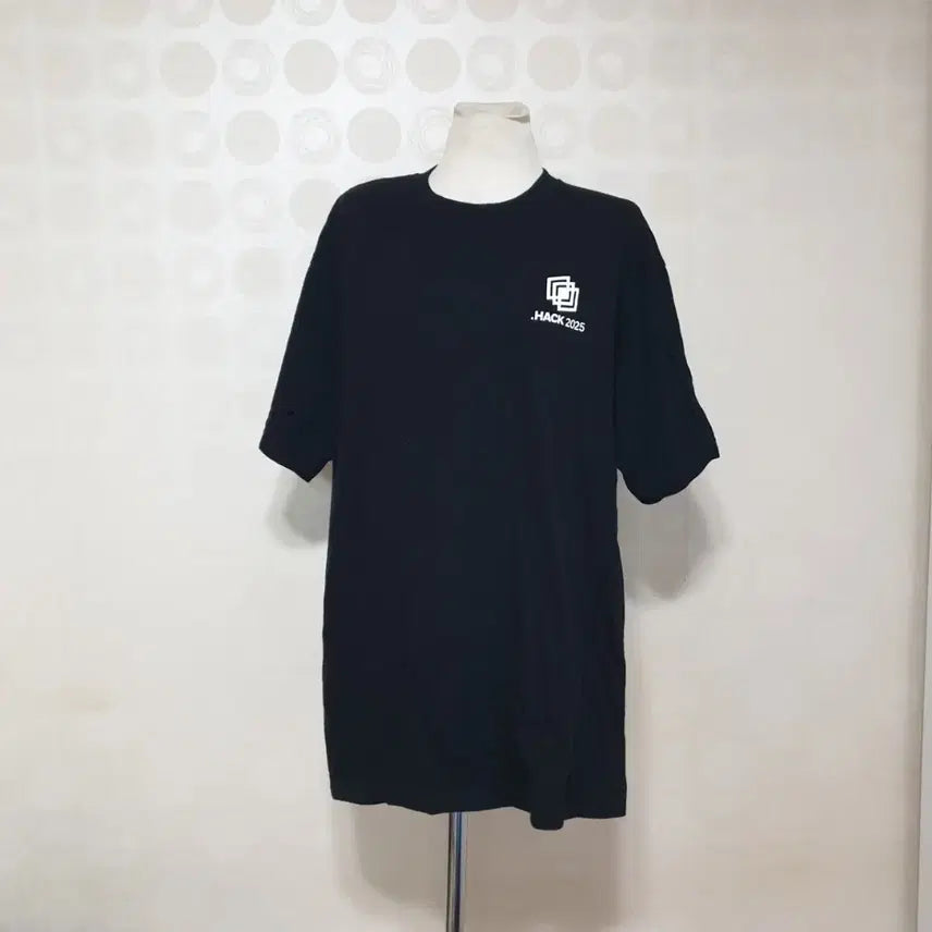 [BUNJANG] HACK 2025 Black T-shirt / HACK 2025 블랙반팔티105 반팔티105