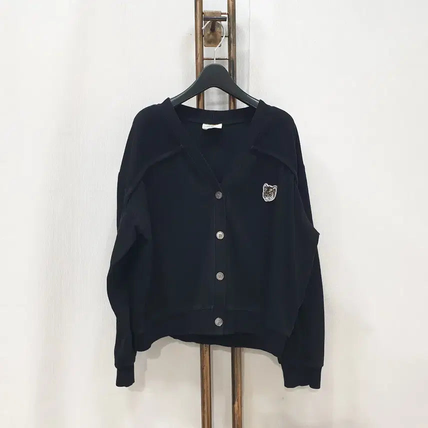 [BUNJANG] General Idea Tiger Easy Cardigan Black S / (JJ31004) 제너럴아이디어 타이거 이지 가디건 S