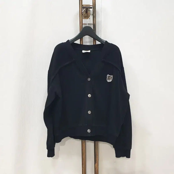 [BUNJANG] General Idea Tiger Easy Cardigan Black S / (JJ31004) 제너럴아이디어 타이거 이지 가디건 S
