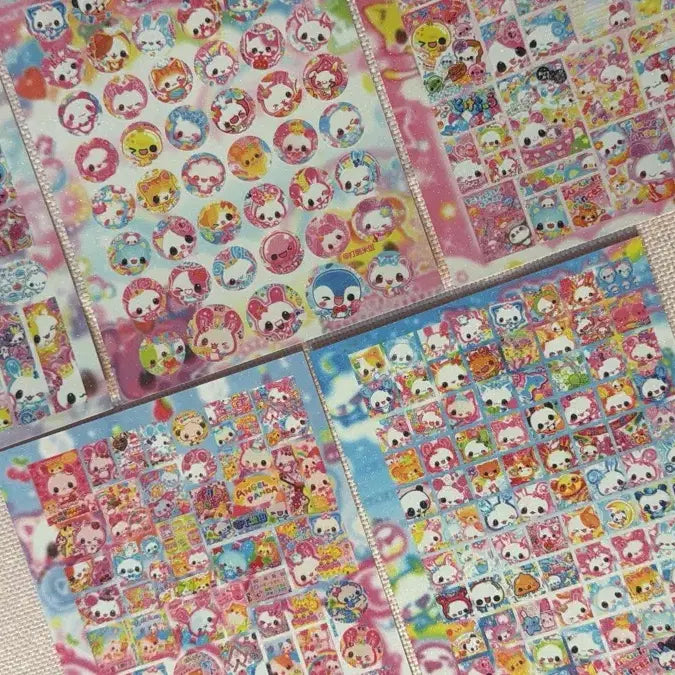[BUNJANG] Heisei Seal Stickers (5-Piece Bundle) / 헤이세이 씰 스티커