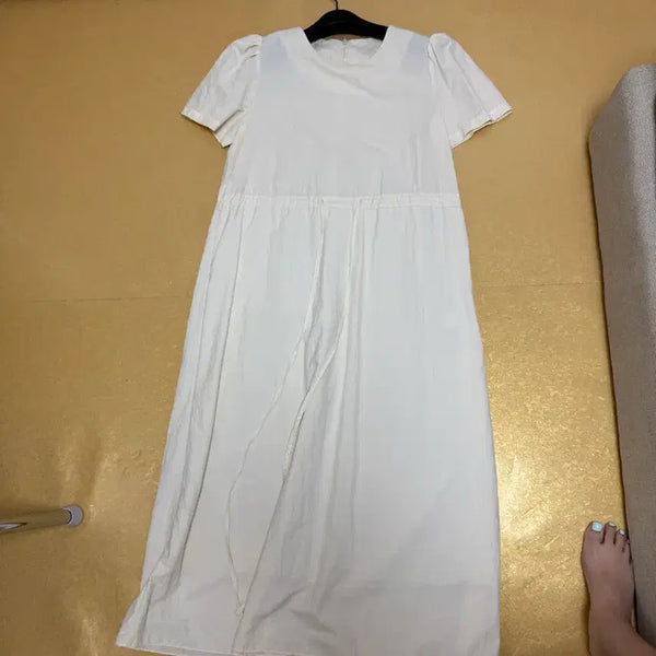 [BUNJANG] Liajour Long Dress White / 리아쥬르 원피스