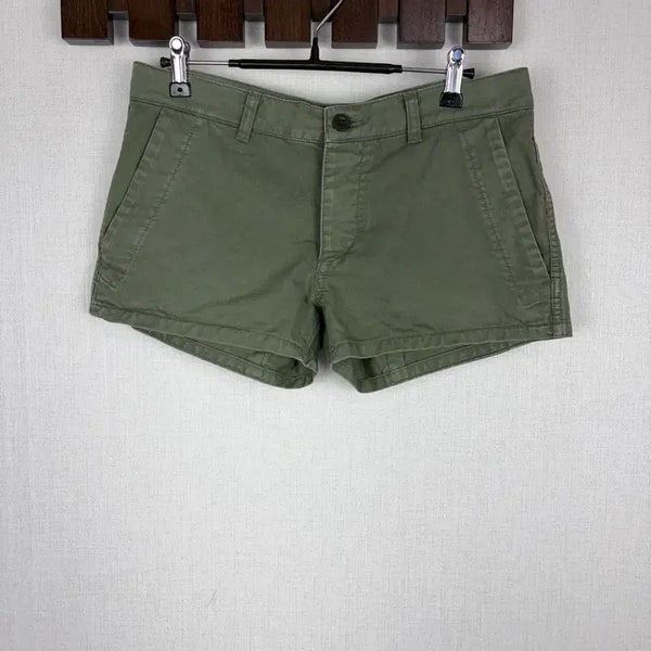 [BUNJANG] JUKA Authentic Khaki Short Pants / 주카 정품 카키 숏팬츠