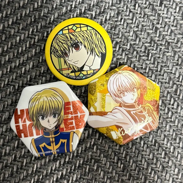 [BUNJANG] Hunter x Hunter Kurapika Badge Bundle Set / 헌터헌터 크라피카 뱃지 일괄