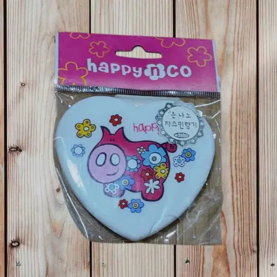 [BUNJANG] Happy & Co Heart Comb & Mirror Set / 해피앤코 빗거울세트