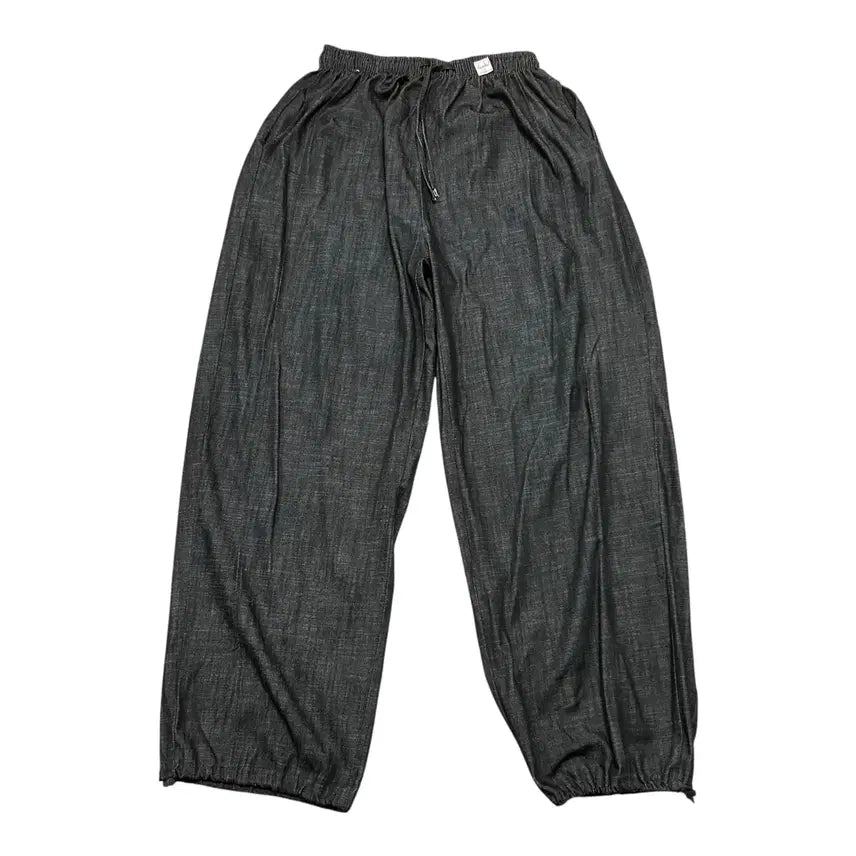 [BUNJANG] Vintage String Banding Wide Pants / (만원 빈티지) 빈티지 스트링 밴딩 와이드 팬츠