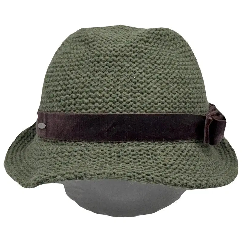 [BUNJANG] Renoma Khaki Fedora Hat / 레노마 카키 페도라 58cm