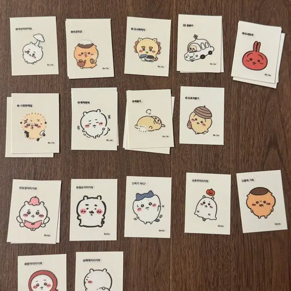 [BUNJANG] Monchouchou Retro Sticker Collection / 먼작귀 레트로 스티커 띠부씰 판매 / 교환