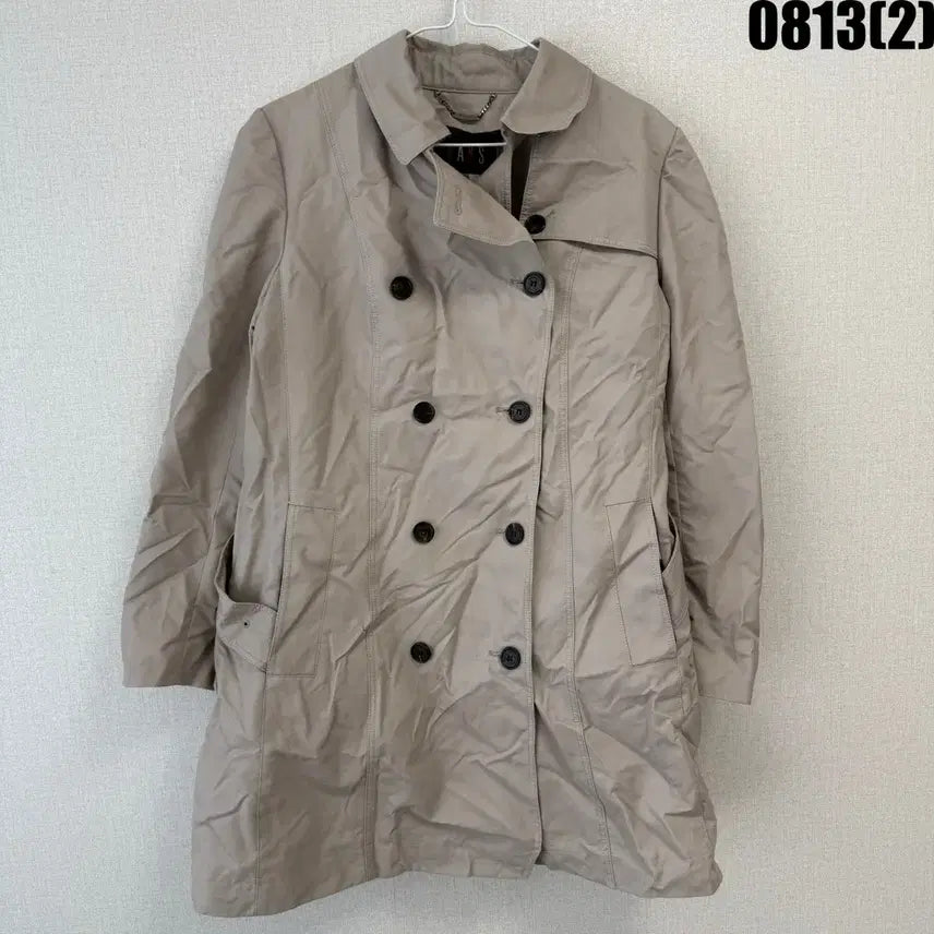 [BUNJANG] Daks Women's Trench Coat Beige / 닥스 여성 트렌치 코트 베이지 91-160