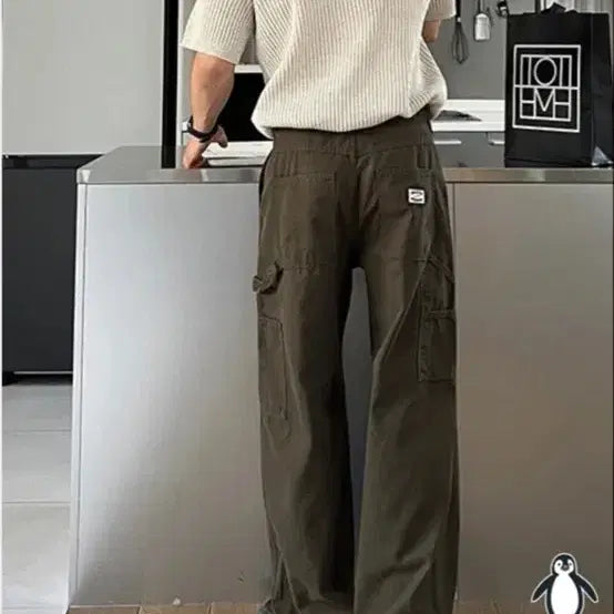 [BUNJANG] Deep Work Cargo Pants Deep Brown / 딥 워크 카고 바지 딥브라운