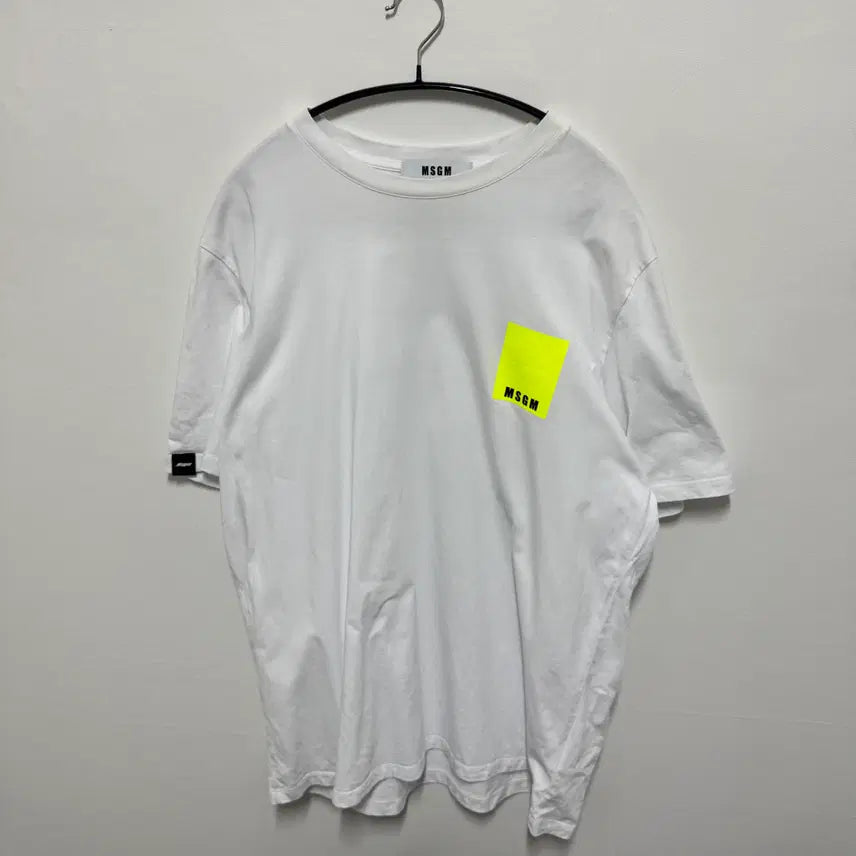 [BUNJANG] MSGM Box Logo T-Shirt / MSGM 박스로고 반팔티