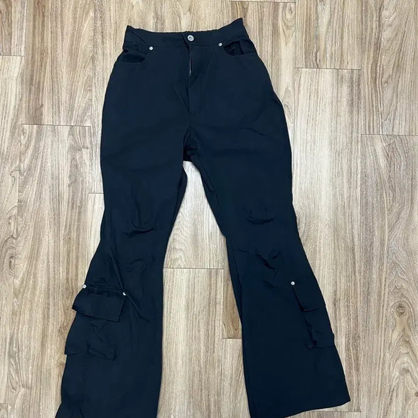 [BUNJANG] Motto Flare Cargo Pants / Motto 플레어 카고 팬츠