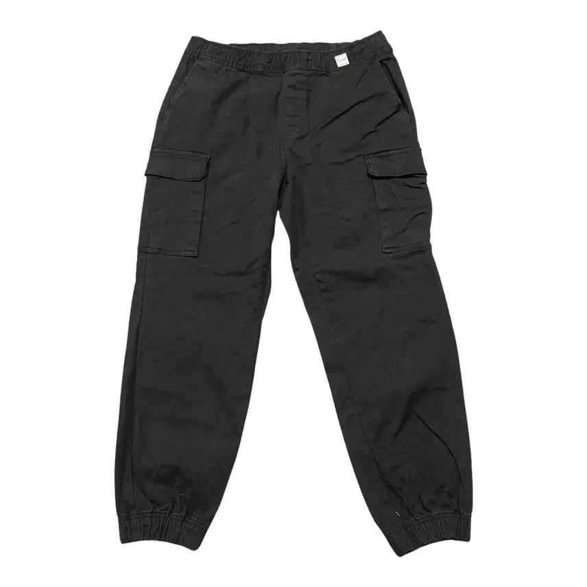[BUNJANG] Buckaroo Black Cargo Jogger Pants / (만원 빈티지) 버커루 블랙 카고 조거 팬츠