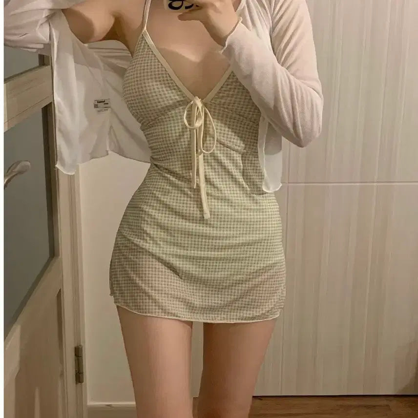 [BUNJANG] Laonne Lime Butter Swimwear One Size / 라온느 라임버터 스윔웨어 프리사이즈