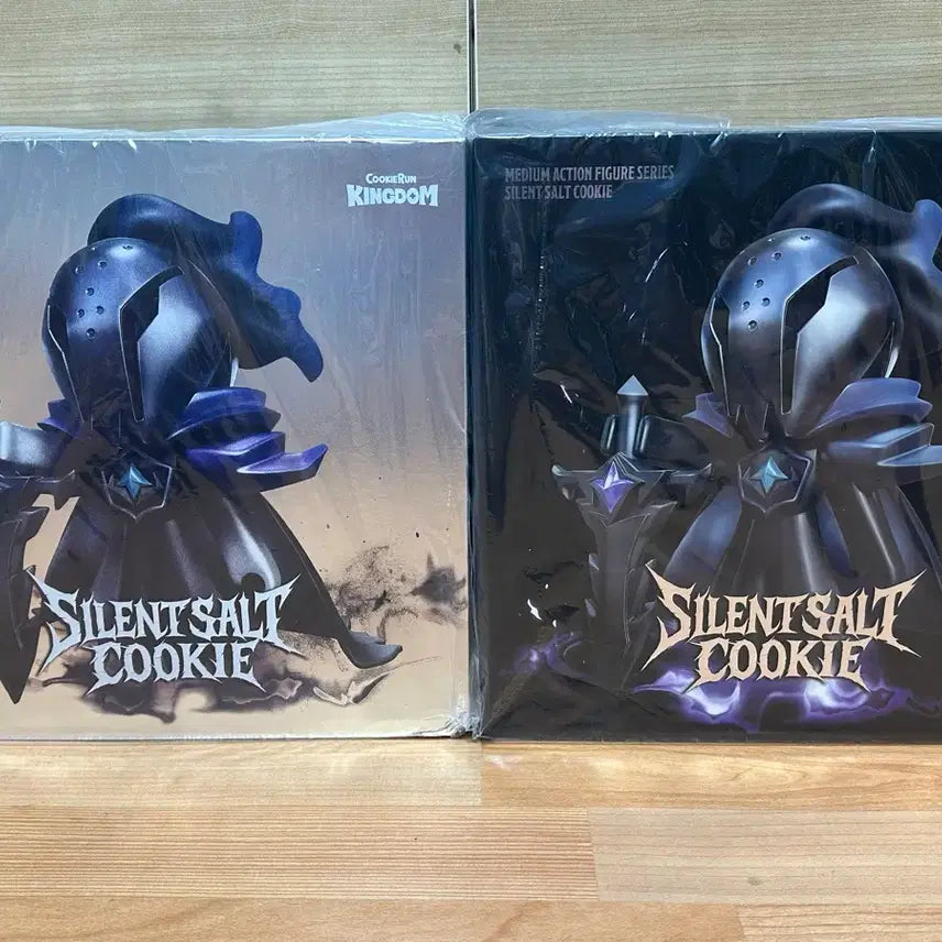[BUNJANG] Cookie Run Kingdom Silent Salt Cookie Medium Action Figure (Metallic & Standard) - Sealed Bundle Set / 쿠키런 사일런트솔트 쿠키 중형 액션 피규어 메탈릭, 일반 일괄