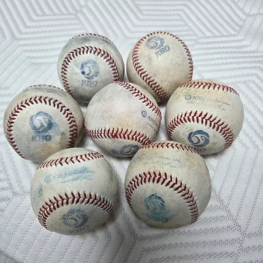 [BUNJANG] KBO Official Baseball Set (7 Pieces) / KBO 공인구 7개
