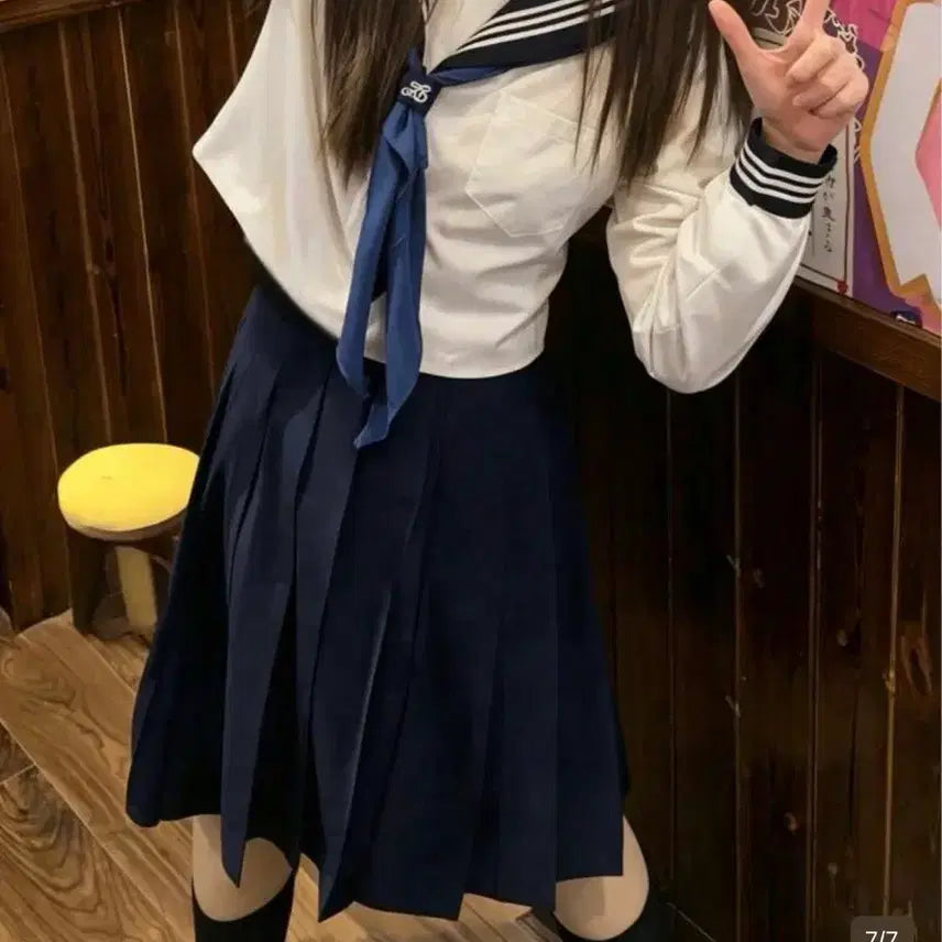 [BUNJANG] Sailor Uniform Set Women's L / 세일러복 세트 판매