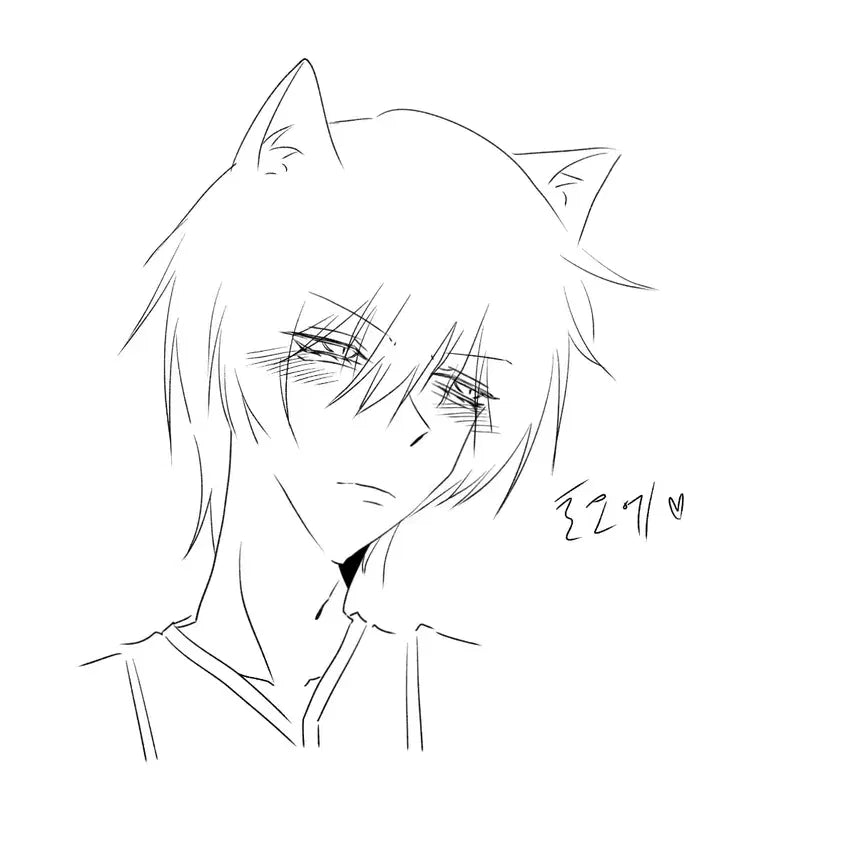 [BUNJANG] Random Quality Sketch Bust Commission / 랜퀄 낙서 두상 커미션