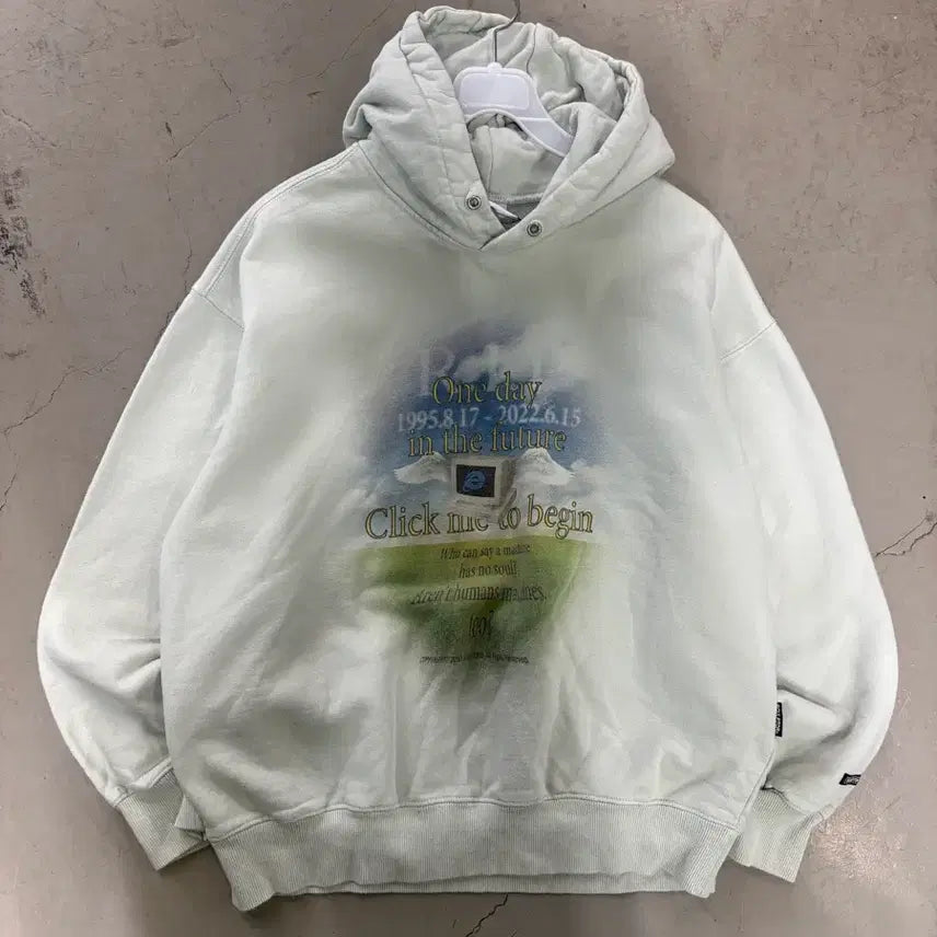 [BUNJANG] Sculptor Printing Hoodie S / 만원샵 스컬프터 프린팅 후드티 S