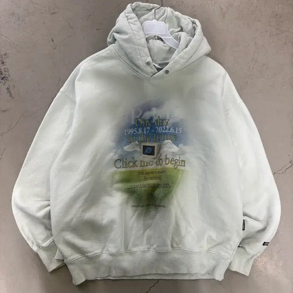 [BUNJANG] Sculptor Printing Hoodie S / 만원샵 스컬프터 프린팅 후드티 S