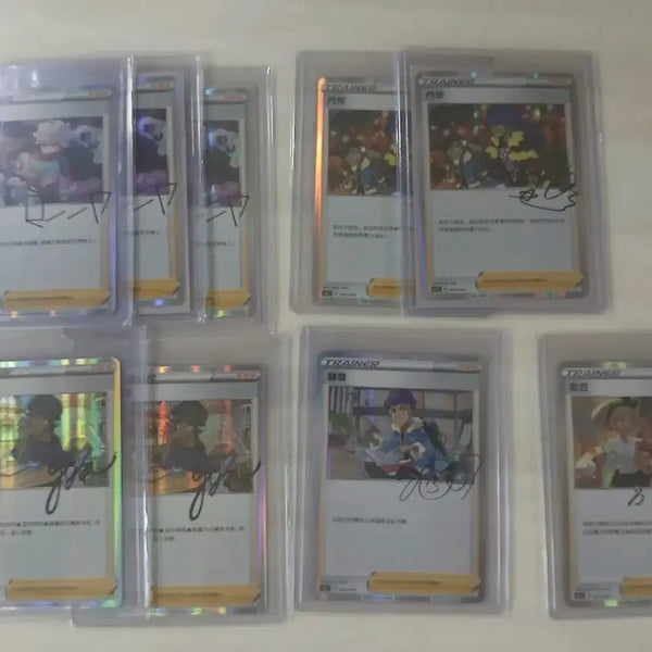 [BUNJANG] Pokemon Trainer's Card Autograph Bundle (Sealed/Unsealed) - Featuring variations of Yachiyo and Chae-du / 중판 포켓몬카드 트레이너 싸인카드 개봉/미개봉 일괄 판매합니다 야청  채두 등