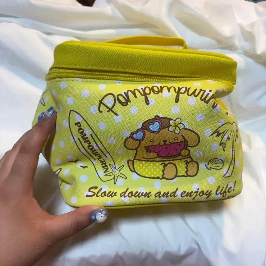 [BUNJANG] Pompompurin Large Mirror Pouch / 폼폼푸린 거울 파우치(사이즈큼)