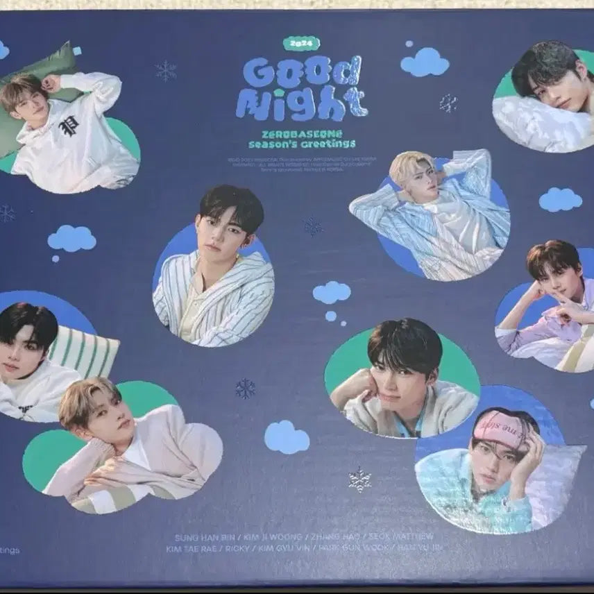 [BUNJANG] ZEROBASEONE 2024 Season's Greetings Photocard Bundle Set / 제로베이스원 2024 시즌그리팅 포카포함 전구성