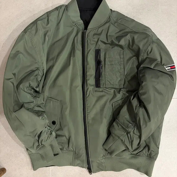 [BUNJANG] Tommy Hilfiger Reversible MA-1 Jacket / 타미힐피거 리버시블 MA-1 자켓