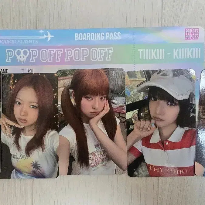 [BUNJANG] Kiki Pop Off Photocard Set / 키키 pop off pop off 와이키키 팝업 포카세트