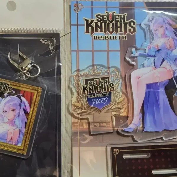 [BUNJANG] Seven Knights Re:3030 Jurie Acrylic Stand + Keyring / 세븐나이츠 리버스 쥬리 아크릴 스탠드+키링 팝니다