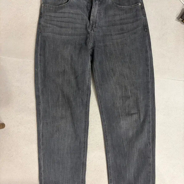 [BUNJANG] Epigram Black Denim Jeans / 에피그램 흑청 대님