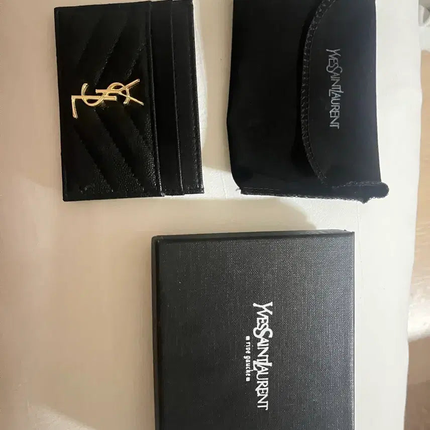 [BUNJANG] Saint Laurent Card Holder / 입생로랑 카드지갑