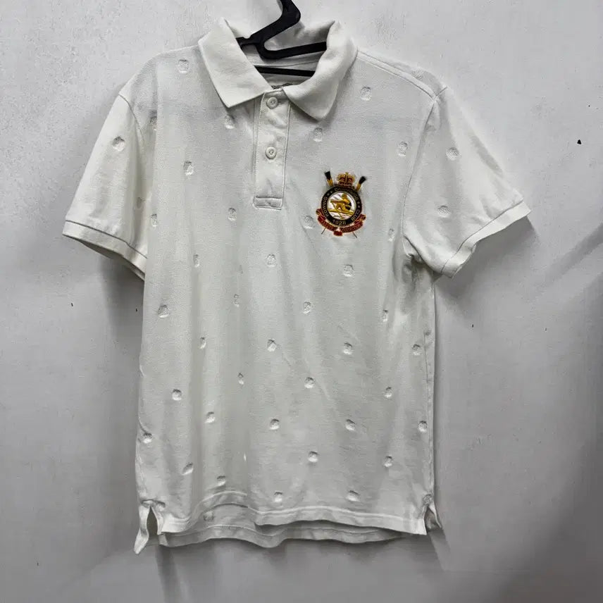 [BUNJANG] Hazzys Collar Short Sleeve Shirt / 헤지스 카라 반팔 100