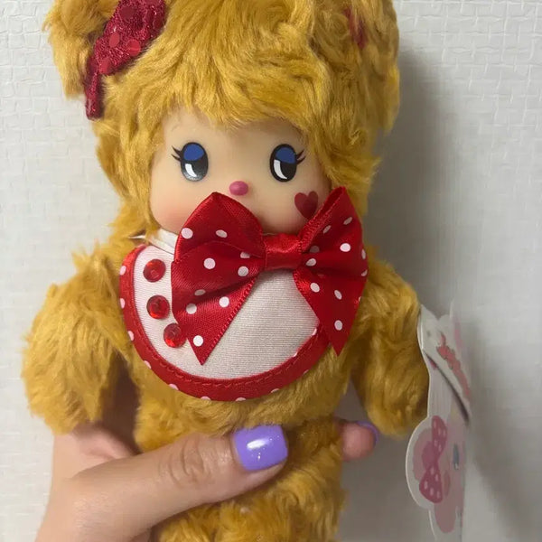 [BUNJANG] ChamChamBear Monchhichi Plush Toy / 챰챰베어 몬치치