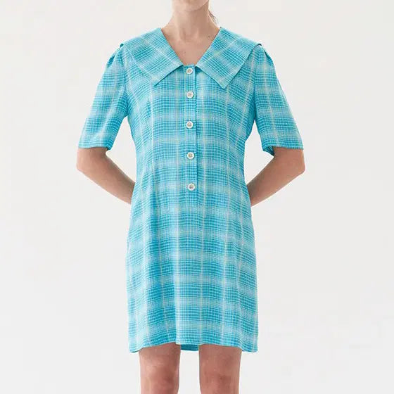 [BUNJANG] Springcrocus Checkered Dress / 스프링크로커스(springcrocus) 체크원피스 55-66 새상품