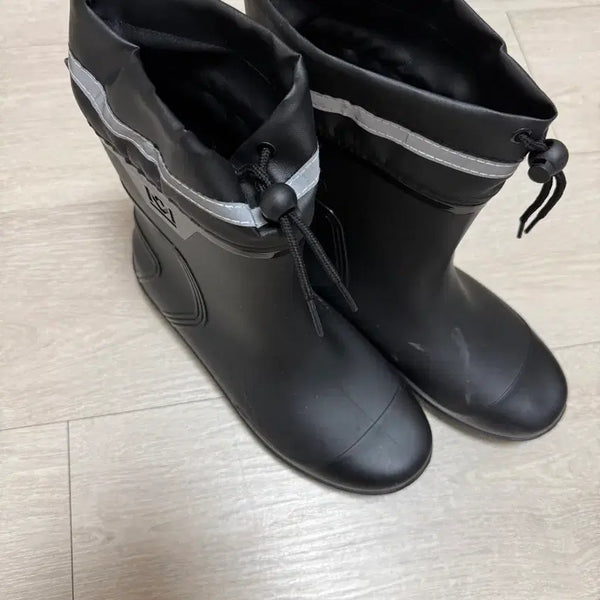 [BUNJANG] Black Rain Boots Size 42 / 블랙 레인부츠 42