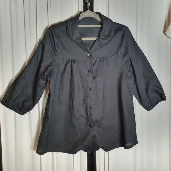 [BUNJANG] Black 7-Sleeve Shirt Size 90 / 7부 소매 셔츠 90사이즈 2508889