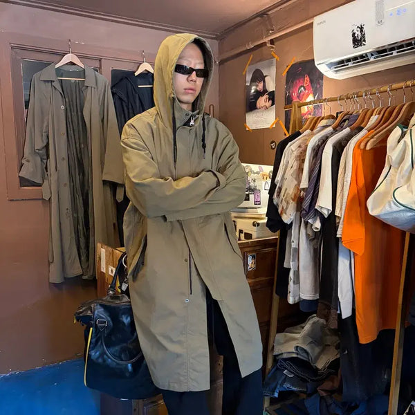 [BUNJANG] NONAGON 2WAY Lampo Zipper Fishtail Parka Sample / 2WAY LAMPO 샘플 피쉬테일 파카
