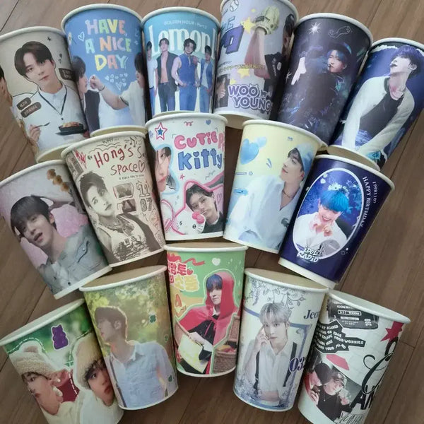 [BUNJANG] Ateez Birthday Cafe Cup Bundle Set / ateez 에이티즈 생카 컵